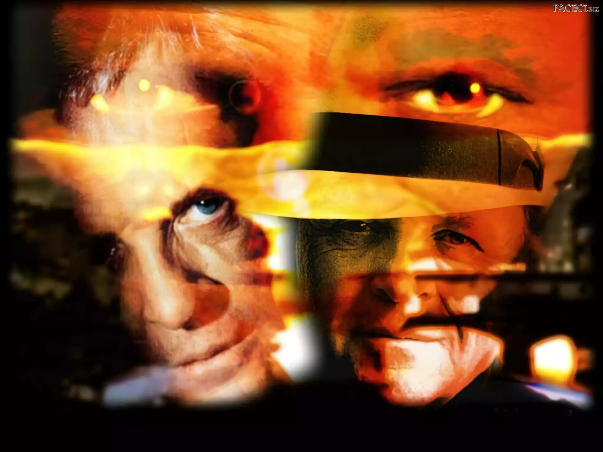 głowa, Anthony Hopkins, oczy